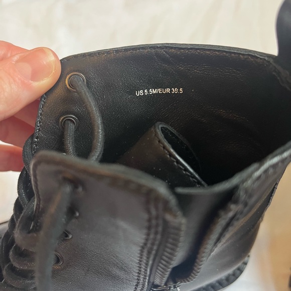 Vince. Women’s Cabria Leather Lug Boots - Picture 2 of 8